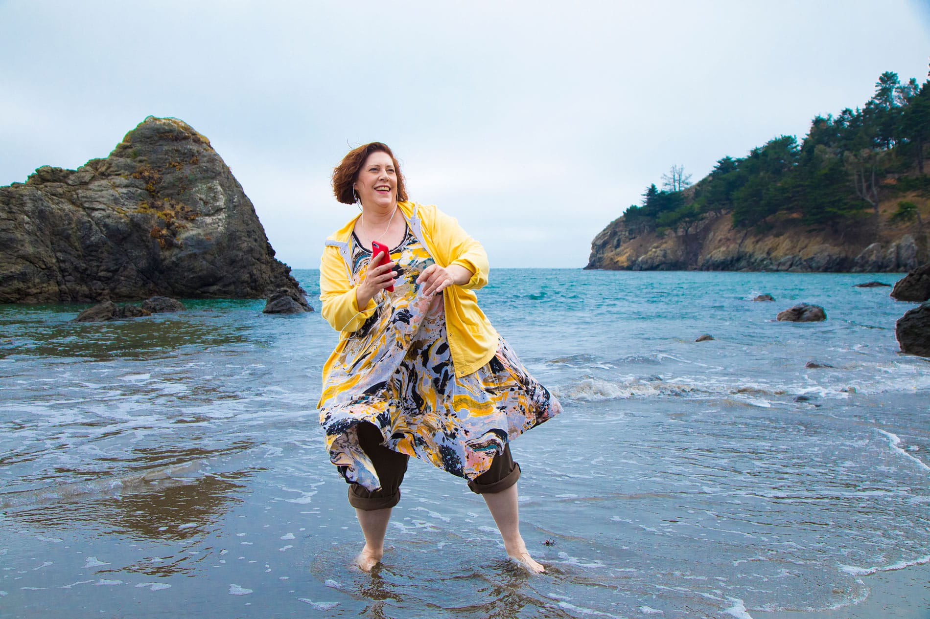 Margaret Wagner teaches pop-up conscious dance classes in Marin County, California, and beyond